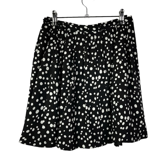 Forever 21 Black & White Polka Dot Circle Mini Skirt S - Picture 2 of 4